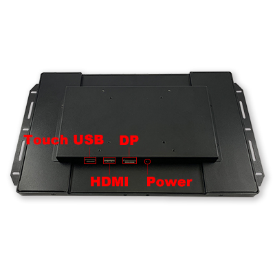 HDMI. Touch USB. DP. Power